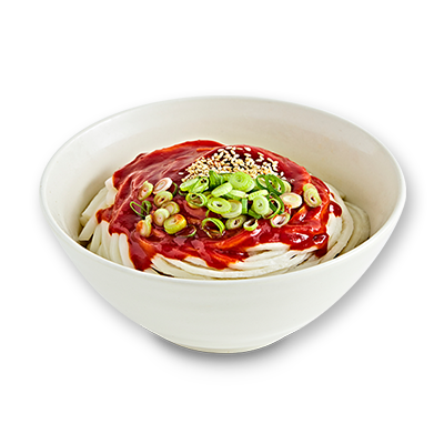 여름철 입맛을 잡아줄 매콤 새콤한 비빔장에 쫄깃한 어묵면과 우동면의 만남